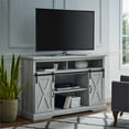 thumbnail image 2 of Pemberly Row 52" Sliding Door TV Stand Console in Stone Gray Barnwood, 2 of 5
