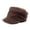 Coffee, variant on Ultra-Light Newsboy Cap, Breathable Linen Blend, Soft Lining for Chemo, Hair Loss & Travel