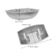 thumbnail image 2 of HAMPPLIES Oil Collector For Range Hood Stainless Steel Kitchen Grease Container 1Pcs, 2 of 8