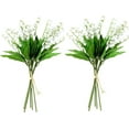 thumbnail image 2 of Zukuco Artificial Lily of The Valley Flowers Arrangement Bundle for Wedding Bouquet Home Decor Garden Decoration White Wedding Artificial Flowers (White, 12), 2 of 8