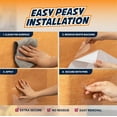 thumbnail image 2 of Panther Armor Cat Scratch Furniture Protector, Gloss 8 Sheet Pack w 64 Twist Pins (4XL+4L), 2 of 7