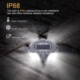 thumbnail image 4 of Solar Deck Lights Driveway Dock Light LED Solar Powered Outdoor Waterproof Road Markers for Step Sidewalk Stair Garden Ground Path Patio Yard 4 Pack (, 4 of 5