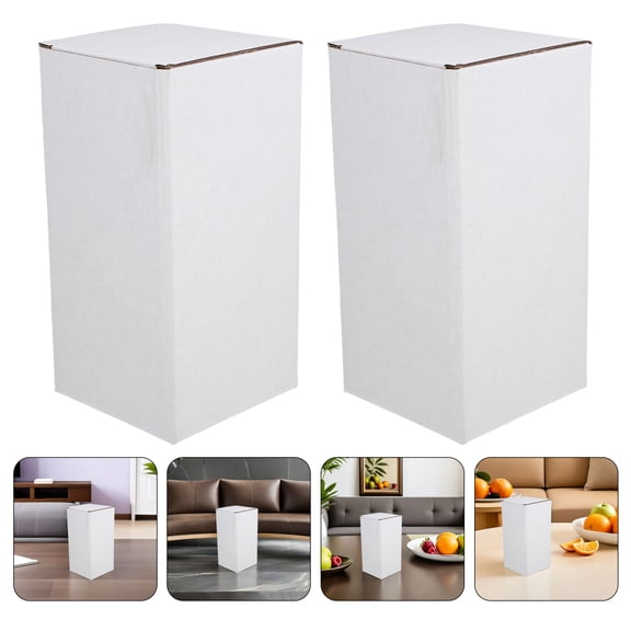 HONMEET White Corrugated Cardboard Moving Boxes Heavy Duty Shipping and Packing Containers