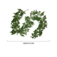thumbnail image 3 of JoyMoreHome Artificial Pine Garland Vines Ivy Soft Plastic Plant Decoration, for Party Hanging Greenery Plants Table Mantle Real Touch Decorations, 3 of 9