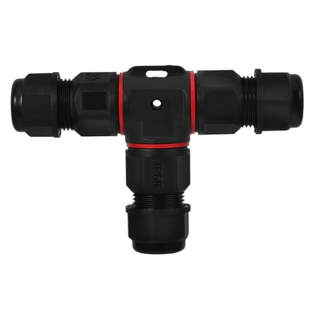 Worgeous  Outdoor Weatherproof Extension Cord Junction Boxes Wire Connector Connectors Black