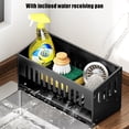 thumbnail image 4 of Organizador de Esponja para Fregadero de Cocina | Rejilla de drenaje de metal multifuncional con varilla de tela | Drenaje eficiente del agua | Almacenamiento en la encimera que ahorra espacio, 4 of 6