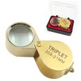 thumbnail image 1 of Jeweler Eye Magnifying Glass Magnifier 30x Magnifying Glass with Case 30x Folding Pocket Magnifier Glass Magnifier Botanist Magnifier Jeweler 30X Pocket Magnifying Glass for Jeweler Wat, 1 of 4
