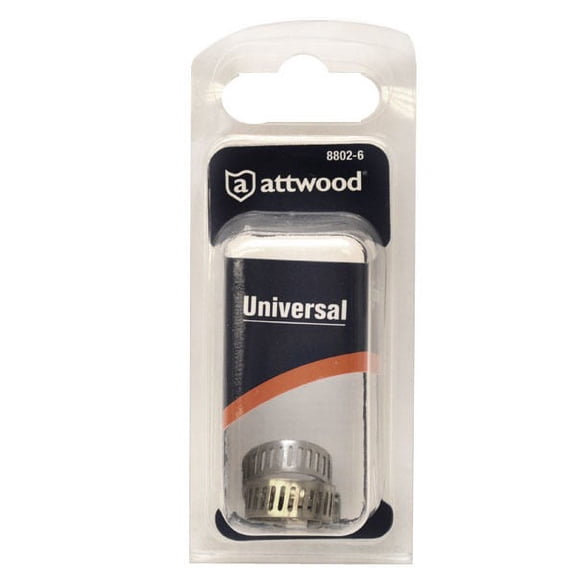 Attwood Boat Fuel Hose Clamps 8802-6 | Gas 1/4 - 5/8 Inch Stainless