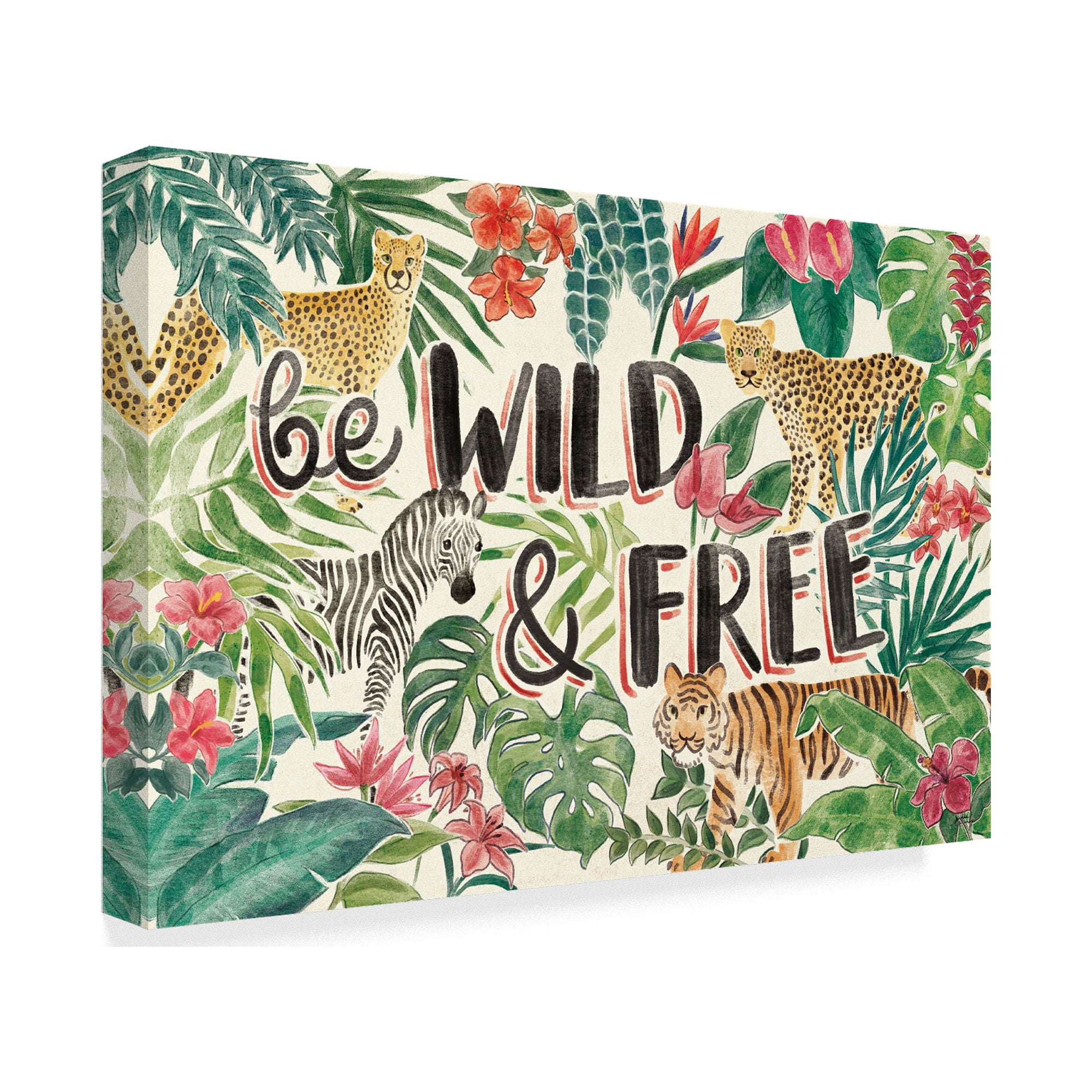 Trademark Fine Art 'Jungle Vibes I' Canvas Art by Janelle Penner