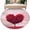 Red, variant on Round Area Rugs Collection 7 Ft, Valentine's Day Non-Slip Residential Carpet, Red Heart Love Trees Romance Spring Indoor Crawling Mats Runner Rugs for Living Room/Dining Room/Bedroom