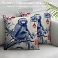 thumbnail image 3 of COMIO  Pillow Covers,Blue and White Pillow Covers Outdoor Decorative Pillow Covers for Couch Bed Sofa Cushion Farmhouse Pillowcases, 3 of 5