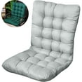 thumbnail image 7 of 27" Floor Folding Chair with Back Support, Padded Folding Gaming Sofa Chair, Cortable Gaming Chair Recliner Seat with Comfy Cushion, for Teens (Green, 70cm/27.56inch), 7 of 7