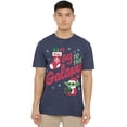 thumbnail image 4 of Star Wars: The Mandalorian T-Shirt Adulte Joy To The Galaxy Grogu en Polycoton, 4 of 6