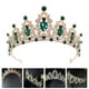 thumbnail image 2 of KAKOWELY Tiara nupcial de cristal, corona, tiara, tocado de boda, diadema de cumpleaños, accesorio para el cabello, 2 of 4