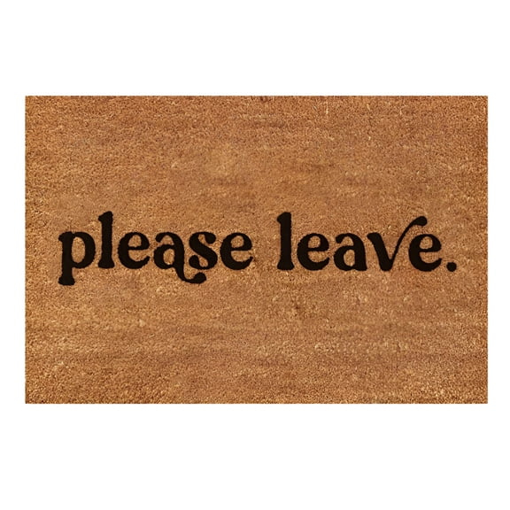 RLESO Funny Doormat Funny Welcome Mat Please Leave Doormat Gift Doormats for New Home,Carpet