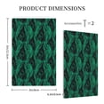 thumbnail image 3 of Disketp Mint Bird Feathers Decorative Light Switch or Outlet Wall Plate with Safety Cover-Style V, 3 of 6