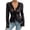 Black, variant on Long Sleeve Shirts for Women Y2k Floral Lace See through V Neck Fairy Bow Tie Front Cardigan Blouse Going out Tops