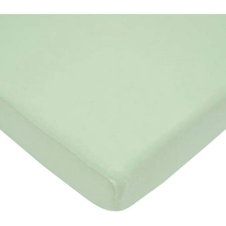 American Baby Company 100% Cotton Value Jersey Knit Fitted Portable/Mini-Crib Sheet, Celery