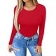 thumbnail image 2 of Body térmico MANGOPOP para mujer con forro polar rojo XXL, 2 of 5