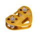 thumbnail image 2 of Polea de escalada Macarena de doble cuerda de aluminio 30KN oro, 2 of 7