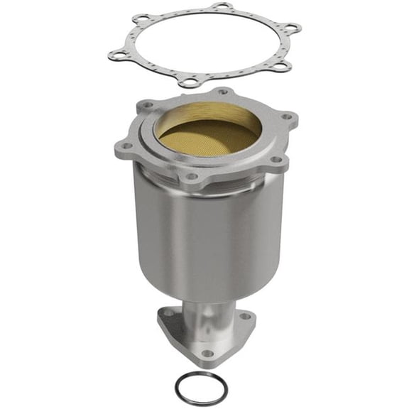 MagnaFlow California Converter 4451498 Direct Fit California Catalytic Converter; 2 in.; Bolt-On Outlet/Inlet Attachment; Stainless Steel; Fits select: 1996-1997 NISSAN PATHFINDER, 1997 INFINITI QX4