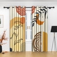 thumbnail image 6 of Lfeey Blackout Curtains Bohemian Style, Abstract Modern Art Bedroom Living Room Blackout Curtains, 52x63 inch, 2 Panel, 6 of 6