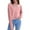 Pink, variant on Women Cardigan Knit Short Sleeve Open Front Lace Trim Casual Spring Thin Sweater Tops Layering Lightweight Cardigans