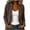 *1-Coffee, variant on Women's Notched Lapel Single Button Blazer , Long Sleeve Office Suit Jacket For Women , Ladies' Business Blazer with Pockets,Beige,S-3XL