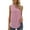 Pink, variant on Women's OL Casual Chiffon Tops Business Office Work Dress Sleeveless Sleeve Shirt Blouse V Neck