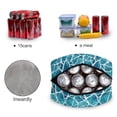thumbnail image 3 of ALAZA Abstract Marble Insulated Lunch Box Reusable Cooler Tote Bag Work Office Picnic, 3 of 7