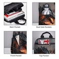thumbnail image 3 of Disketp Fiery Black Dragon Attack Mochila Ligera e Impermeable, Mochila de Día Resistente para Viajes, Senderismo y Uso Diario para Hombre y Mujer, 3 of 7