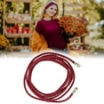 thumbnail image 4 of Unique Bargains 1 Pc Adjustable Waist Belt Elegant Weaving Woven Rope Belt Women Dark Red, 4 of 5