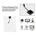 thumbnail image 4 of 18V/15W Monocrystalline Solar Panel Kit Dual USB Phone Charger Outdoor Camping Power Bank Waterproof with 12/24V 100A PWM Solar Charge Controller for RV Marine Boat Off Grid System, 4 of 8