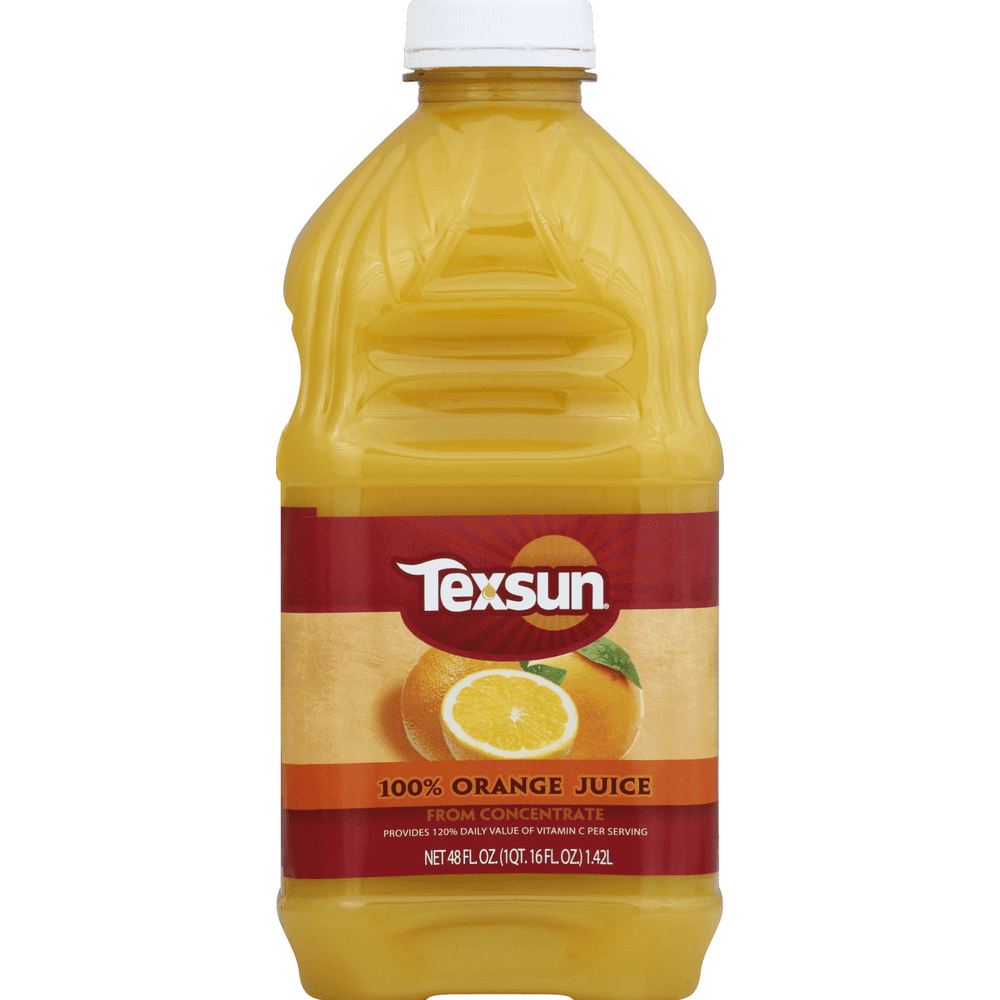 Texsun Orange Juice 48 oz From Concentrate