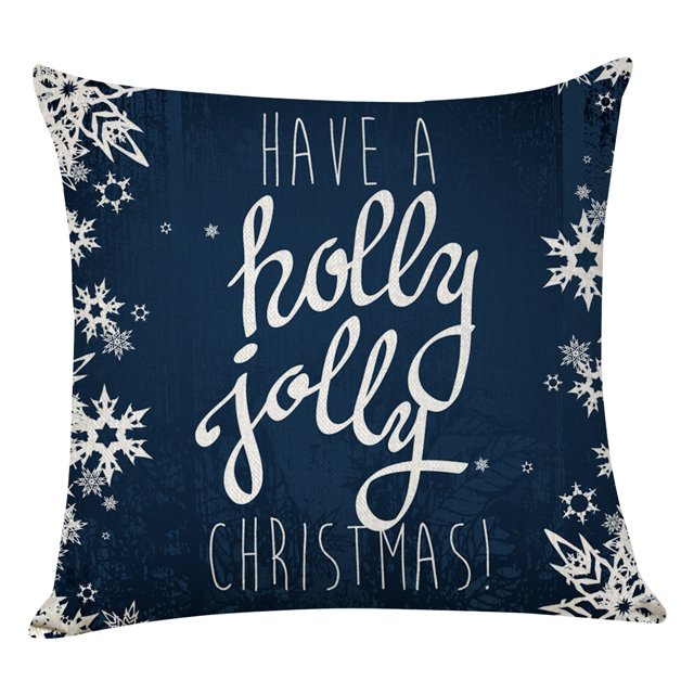 Funda De Almohada De Algodón Y Lino Christmas Elk Wmkox8yii HFSH4094