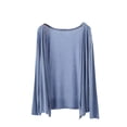 thumbnail image 5 of Womens 2 Piece Lounge Sets Pajamas Modal Long Sleeve Open Front Cardigan Top High-waisted Pants Loungewear Set, 5 of 5