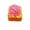 C#03, variant on Simulation Toast Bread Shape Squishy Fidget Toys for Adults Soft Silicone Sensory Gadget Realistic 2.76 Inch Office Desk Accessory Pressure Relief Tool 1 Pack