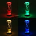 thumbnail image 6 of LED Light RGB Shift Knob Stick Crystal Clear Transparent Bubble Gear Shifter 20cm, 6 of 6