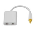 thumbnail image 4 of Adaptateur Répartiteur Audio Optique Numérique à Double Port Toslink Câble Audio 1 Entrée 2 Sorties Accessoires Noirs, 4 of 7