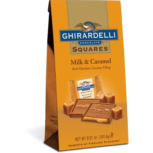 Ghirardelli Squares Milk and Caramel Chocolates, 8.5 oz