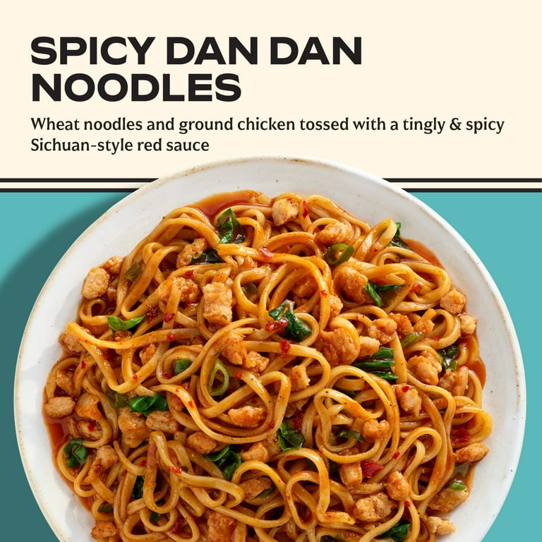 Mings Frozen Asian Noodles Spicy Dan Dan Microwave Meal, 10 oz