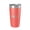 Coral, variant on Woods Reservoir Tumbler Lake Map Travel Mug Insulated Laser Engraved Coffee Cup Tennessee 20 oz White