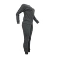 thumbnail image 4 of Leesechin Khaki Pants for Women Tracksuits Sportswear Long Sleeve Pullover Casual Suit on Clearance, 4 of 8