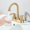 thumbnail image 6 of Bathroom Sink Faucet 3Hole 2Handle 4in Centerset Vanity Mixer with Pop Up Drain, 6 of 13