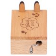 thumbnail image 2 of Caja de música de animales de dibujos animados, mini caja de música con manivela musical, decoración del hogar, muy versátil, 2 of 8