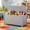 Gray, variant on Solid Wood Spacious Storage Chest with Soft Safety Hinged Lid & Side Cutout Handles, Multi-Purpose Organizer Container for Bedroom Playroom Living Space
