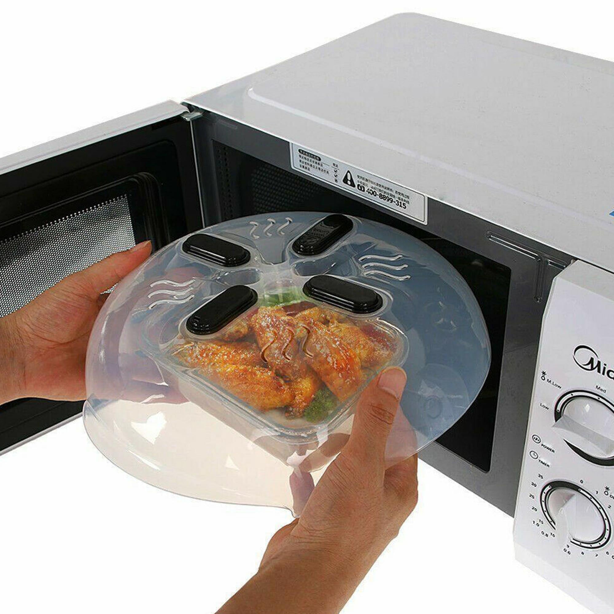 1pcs Microwave Hover Anti Splattering Magnetic Food Cover Microwave Splatter Lid 