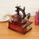thumbnail image 1 of Caja de música vintage, caja de música con mecanismo de relojería retro creativa de estilo vintage, caja de música para máquina de coser, diseñada meticulosamente, 1 of 12