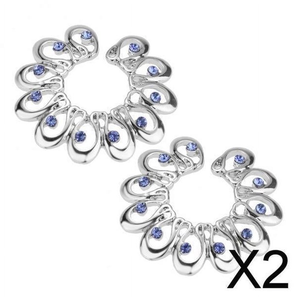 Anillo de pezón inoxidable,Anillo Mamilo Clip On,Barras ajustables,perforación falsa,No perforante,Joyería del cuerpo de las mujeres 2 piezas