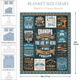 thumbnail image 4 of Grandpa Gifts from Grandkids, Grandpa Birthday Gifts, Gifts for Grandpa Blanket 50*60, Best Grandpa Ever Gifts, Funny Gifts for Grandpa, Christmas Grandpa Gifts, Fathers Day Grandpa Gifts Ideas, 4 of 6